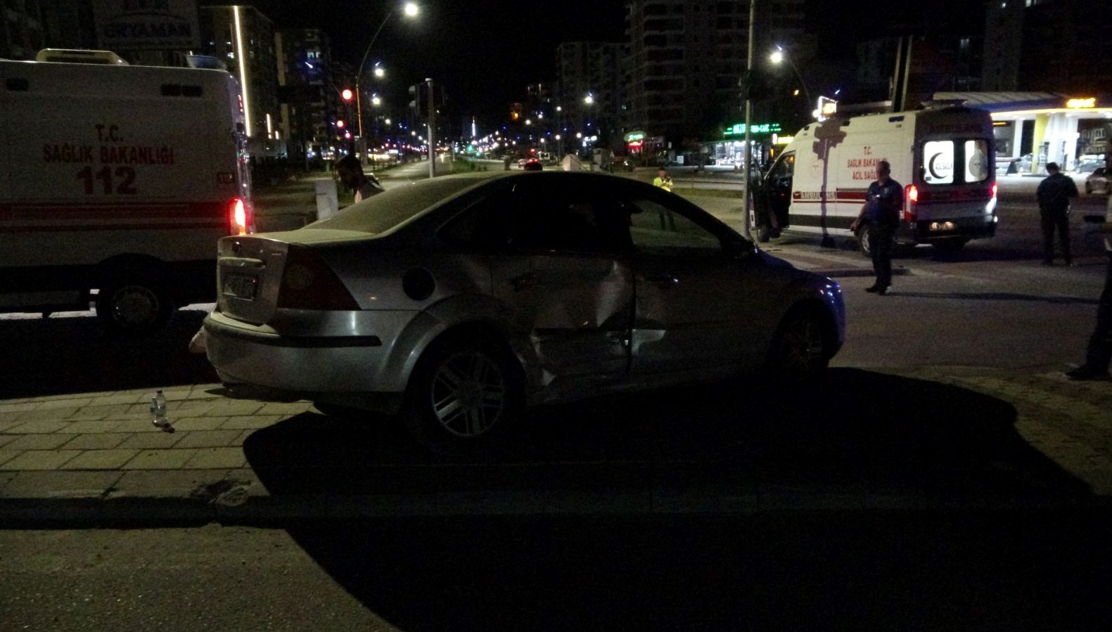 Malatya’da iki otomobil çarpıştı: 4 yaralı